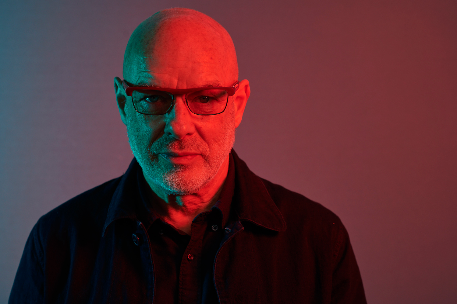 Brian Eno, portrait for Rolling Stone, 2019